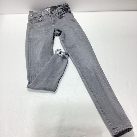 Citizens Of Humanity Gray Jeans Rocket High Rise Skinny Women's Size 23 - Picture 1 of 13